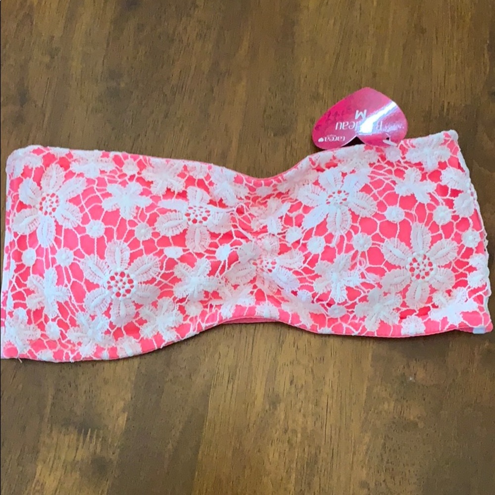 Pink Bandeau Bra